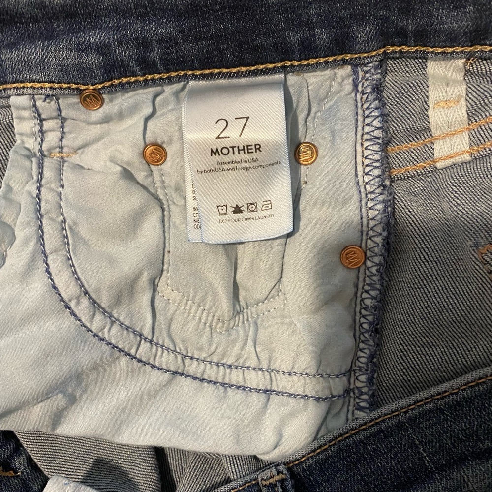 MOTHER Style:The Insider Crop Wash:Girl Crush Size:27